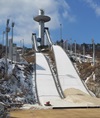 Skocznie Alpensia w PyeongChang w marcu 2017 r.