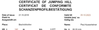 Hill certificate